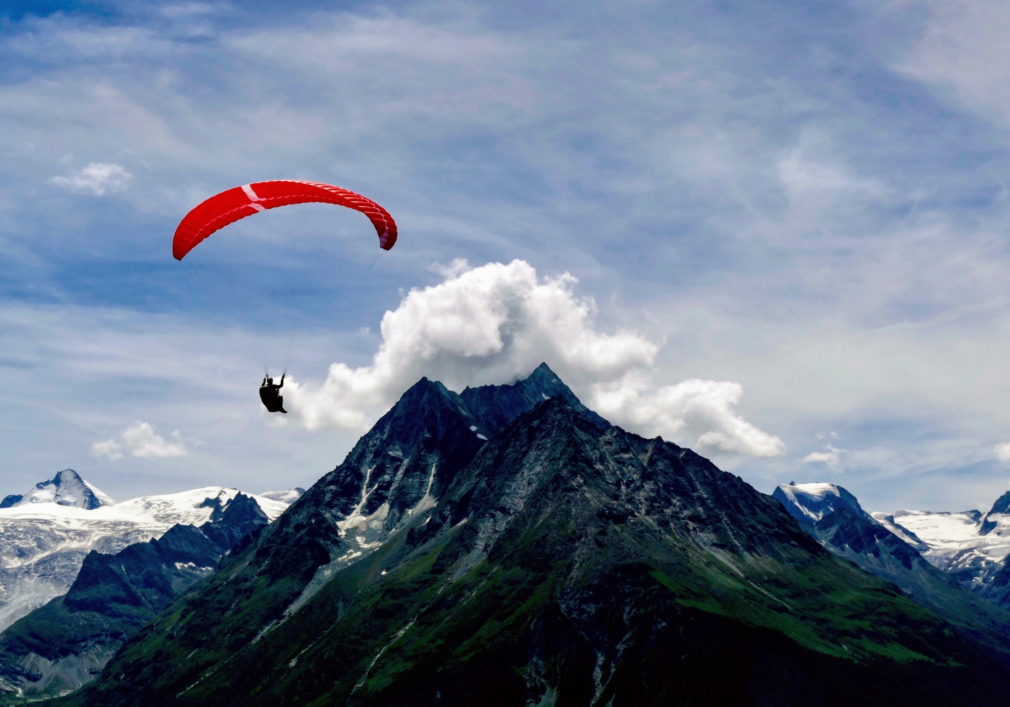 Faire du parapente à Evolène
